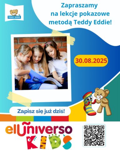 Darmowe lekcje pokazowe Teddy Eddie – Zapisz swoje dziecko już dziś !